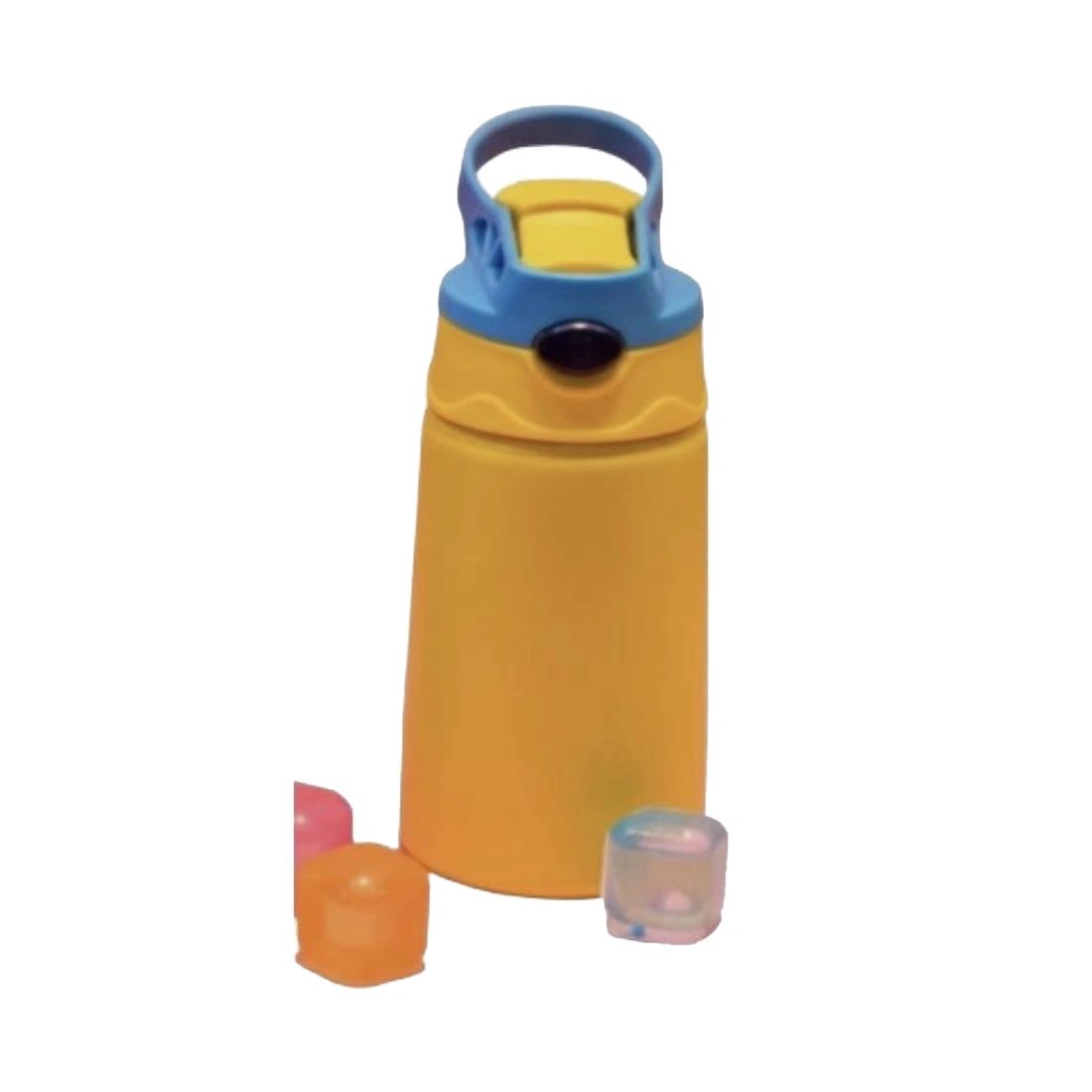 Sip-N-Smile Insulated Kids Bottle (set of 1, 330ml) - Amber Yellow