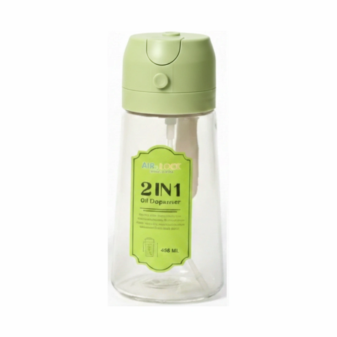 Glass Oil Dispenser (set of 1, 450ml) - Brown