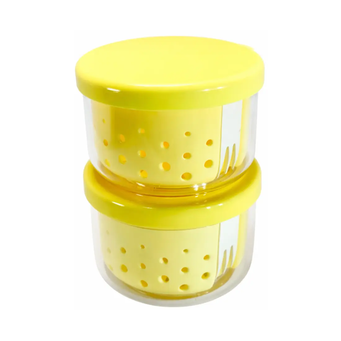 Fork 'N' Go Bowl Mini (set of 2) - Yellow