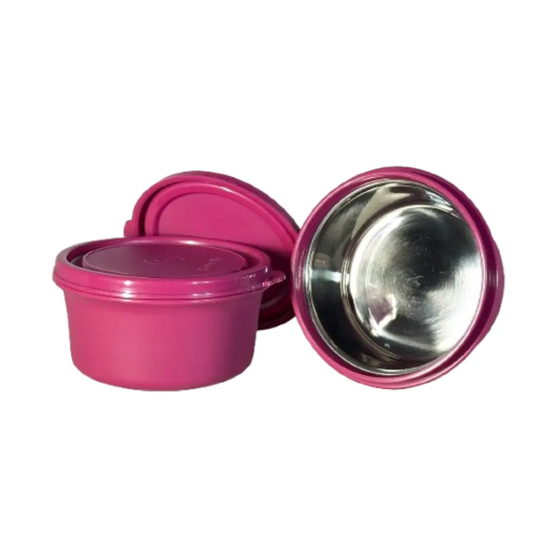 Gourmet SS Container (set of 2, 400ml) - Plum Velvet