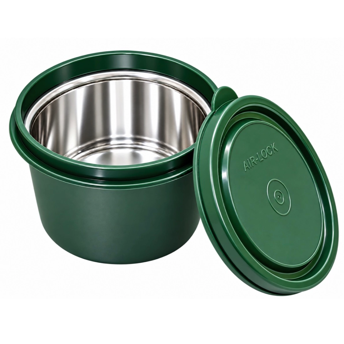 Military Green Meal Mate SS Container (set of 2, 600ml)