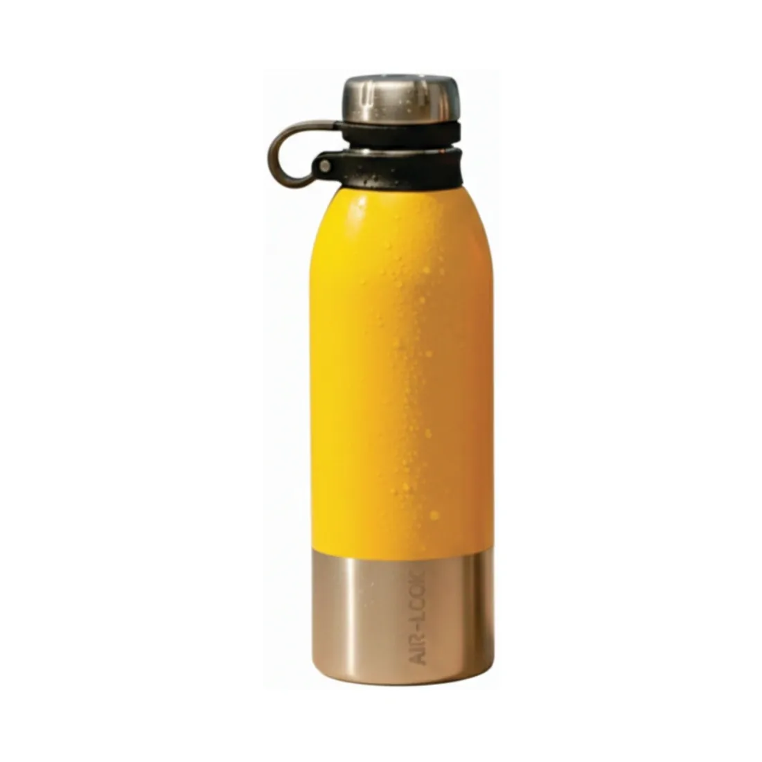 Aqualock Double Wall Insulated Bottle (set of 1, 900ml) - Lemon Yellow
