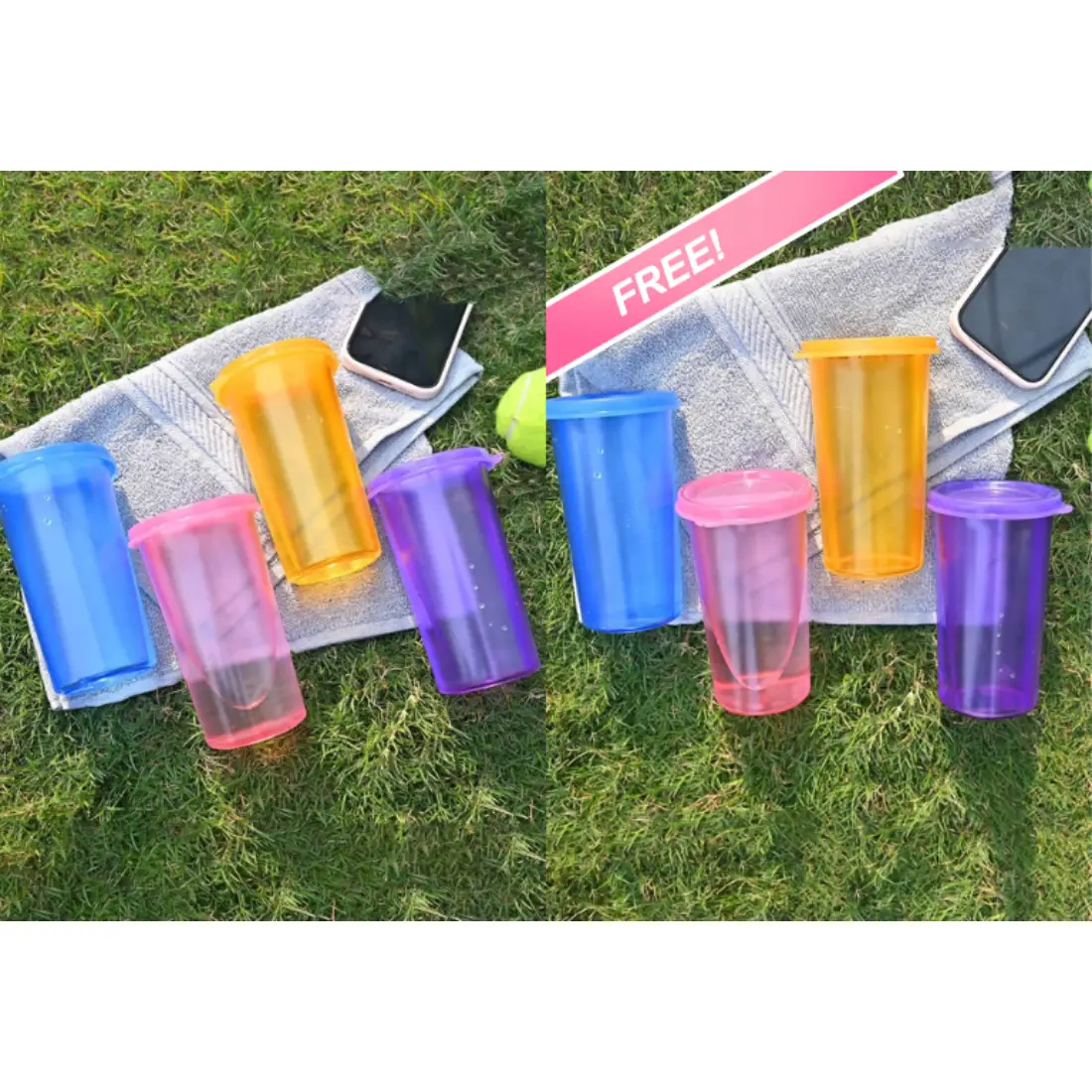 Crystal Sip Tumbler 400ML Buy 4 pcs Get 4 Pcs