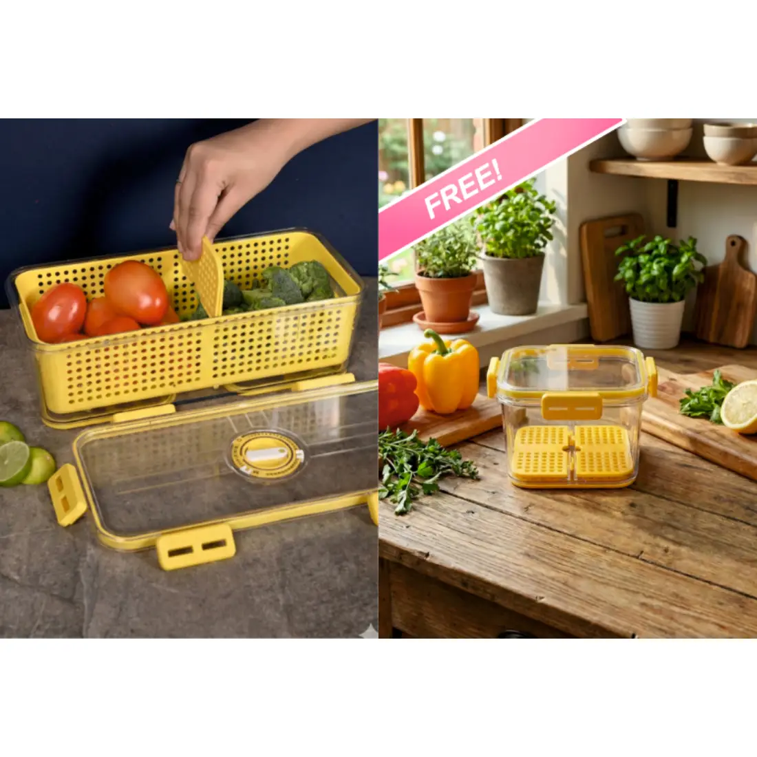 Buy Fridge Smart Container 2.8L Free Fridge Smart Container 1.0L