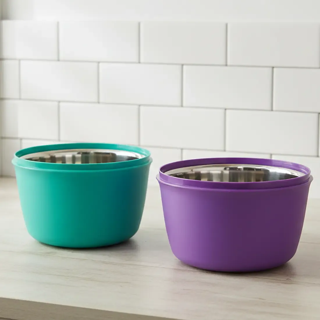 Stainless Steel Bowl (set of 1, 2.5L)