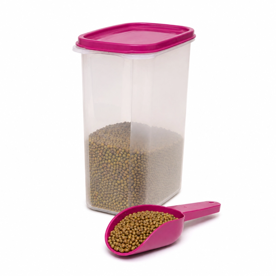 2.0L Keep It Dry Oval Container with Scoop (1 pcs) - Mulberry Dream