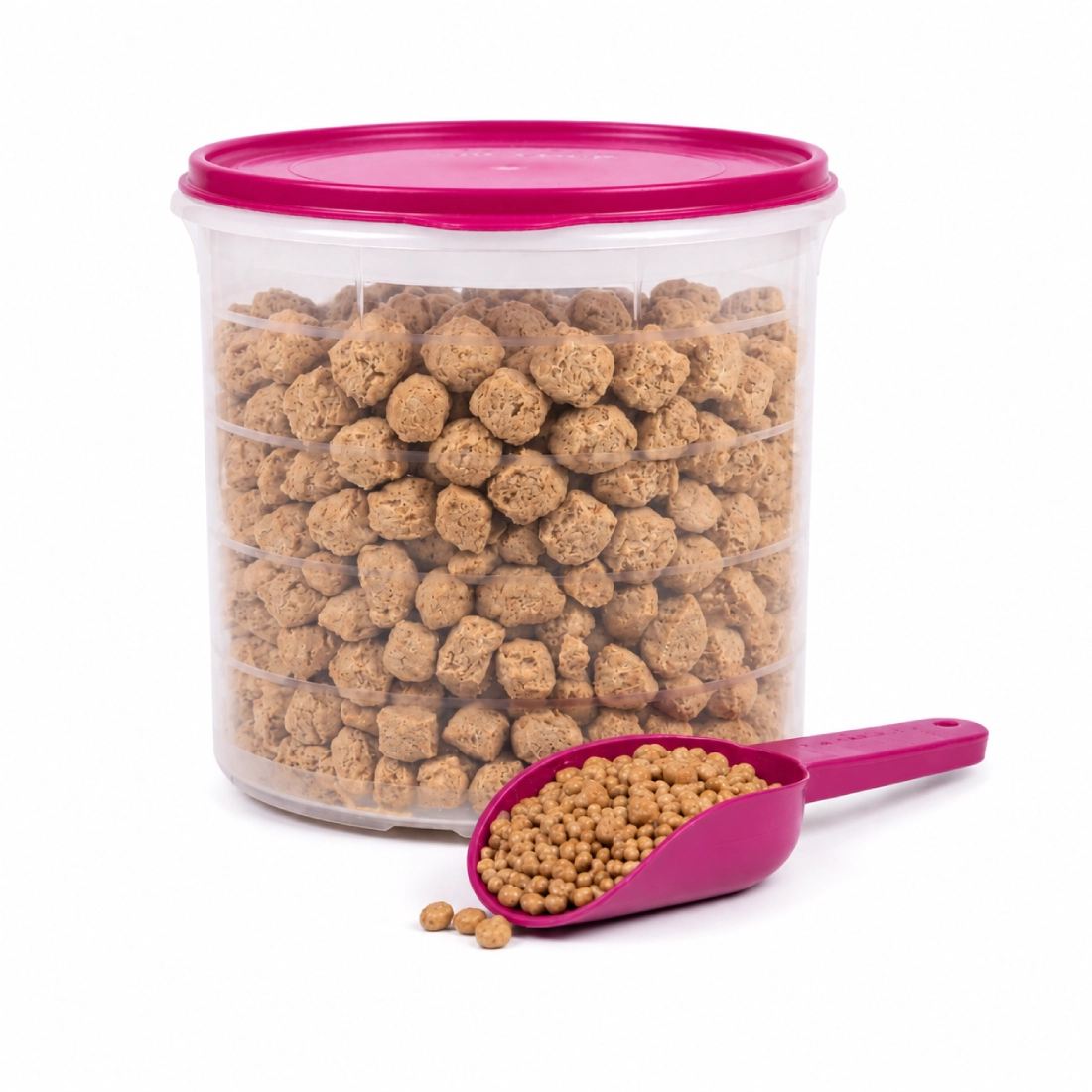 5.0L Keep It Dry Round Container with Scoop - Mulberry Dream (1 pcs)