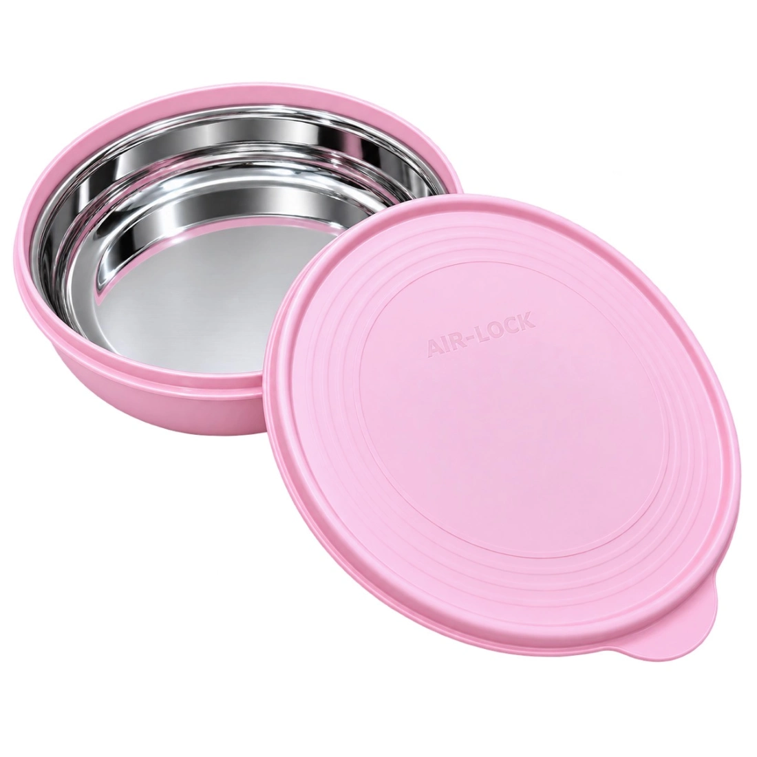 Pastel Pink SS Container (1 Piece, 800ml)